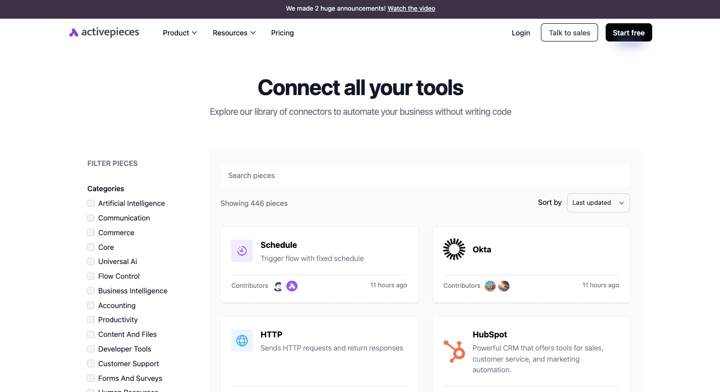 446 integrations