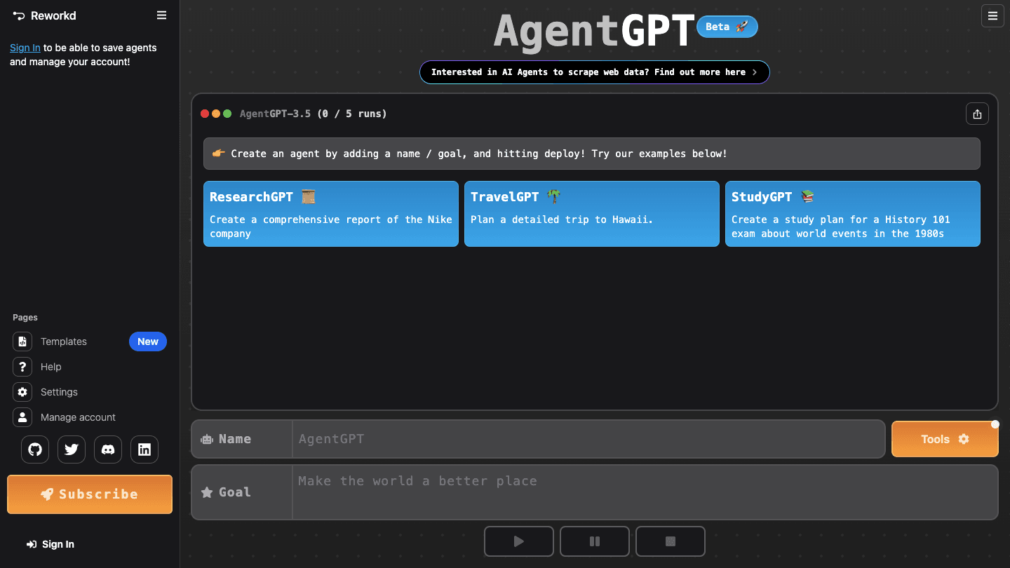AgentGPT