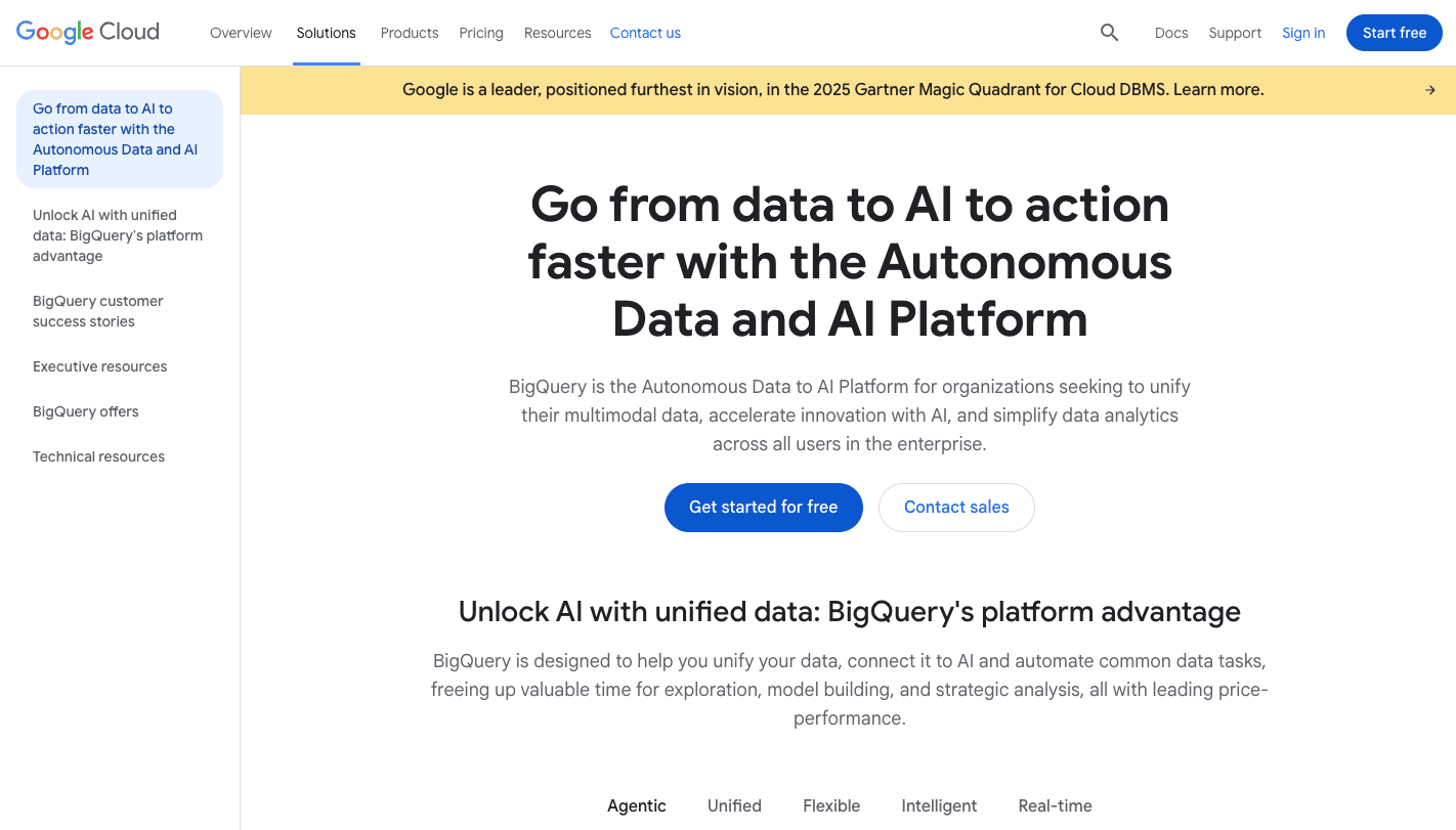 Google Cloud AI Analytics