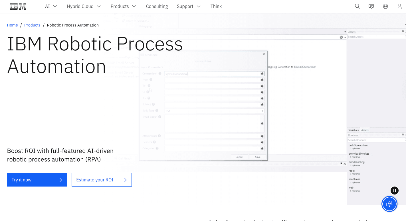 IBM Robotic Process Automation