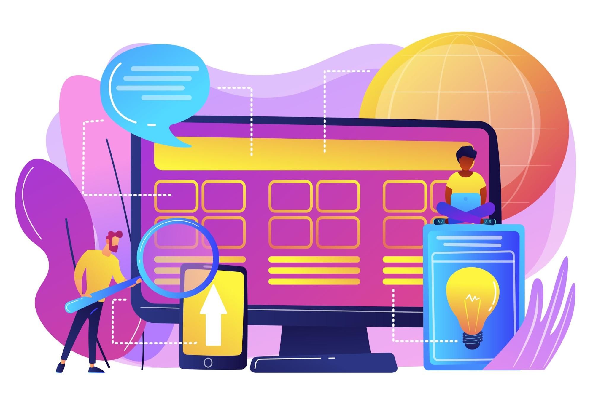 Illustration of workflow design