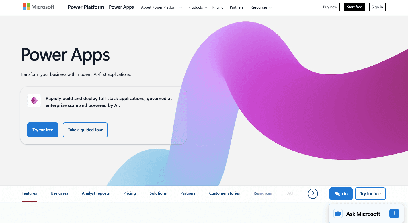 Microsoft Power Apps