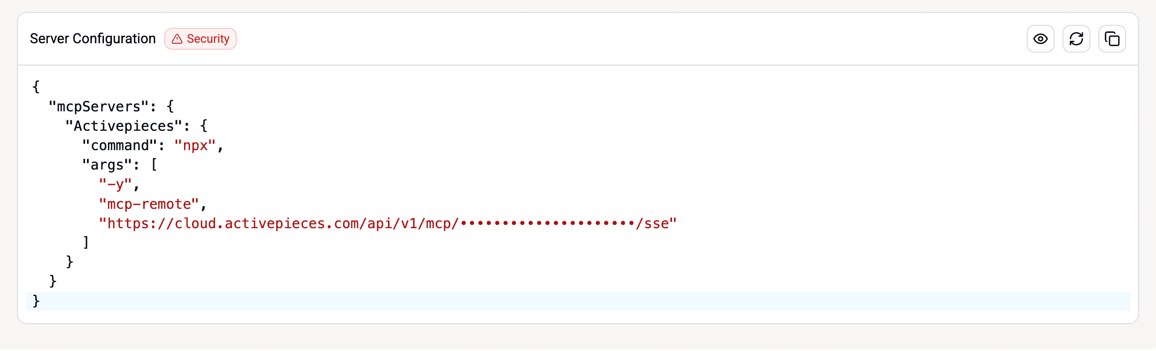Claude MCP Server Config
