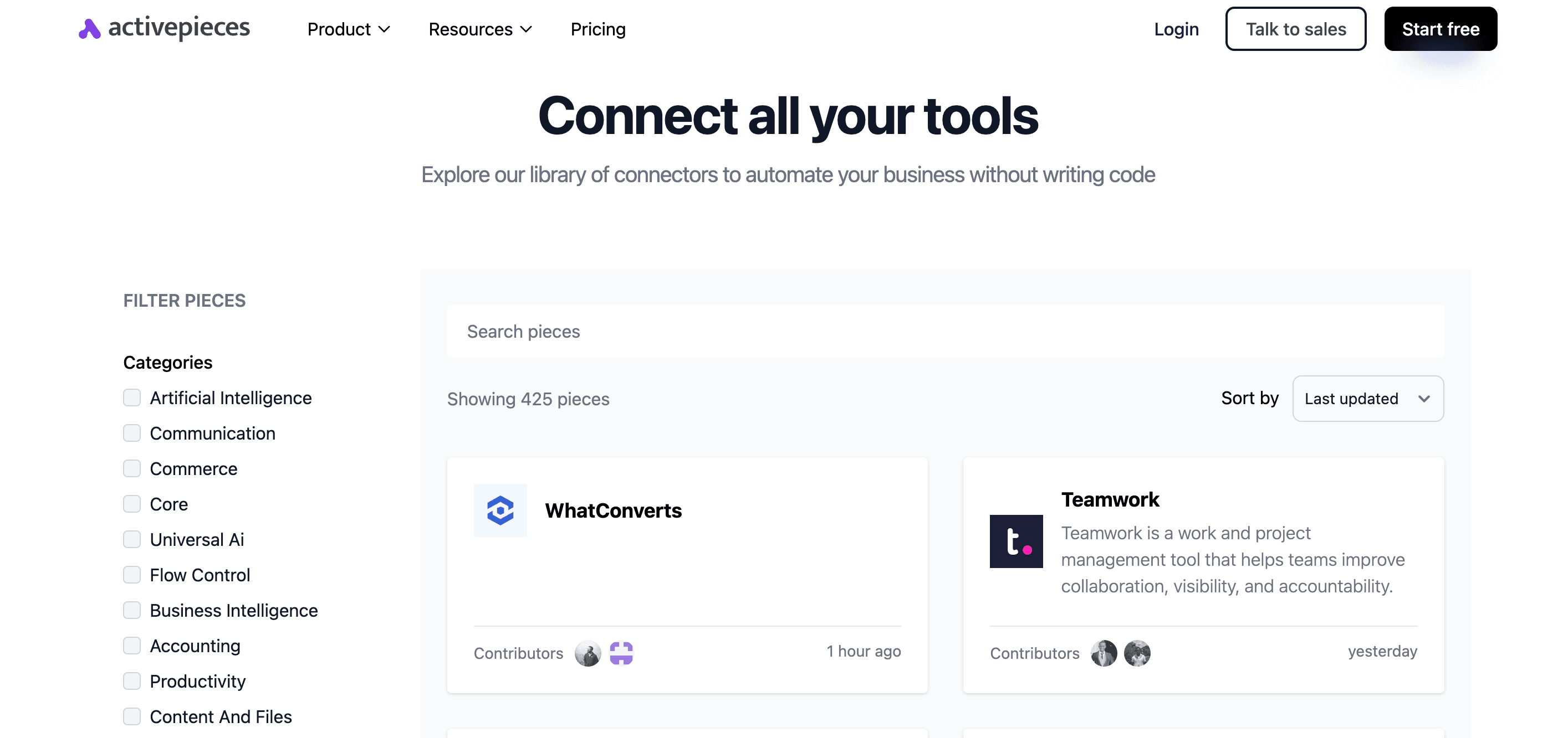 activepieces integrations