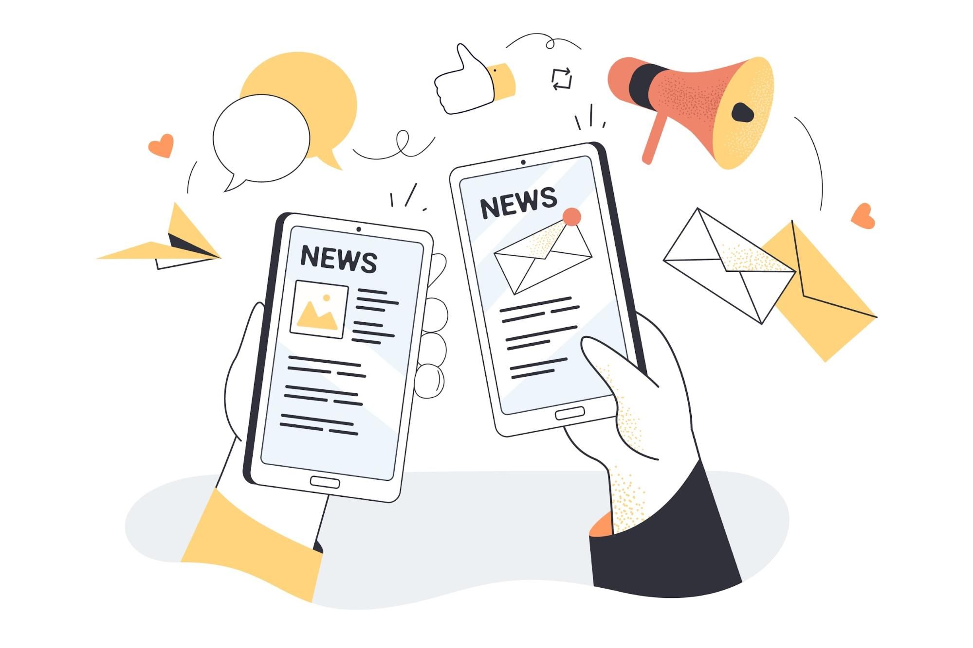 Social media news feed