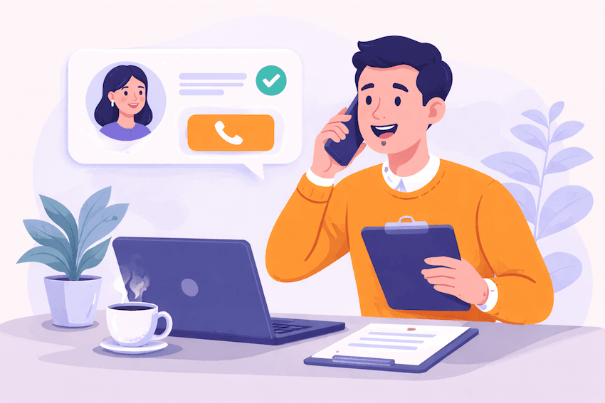 automation in sales vector