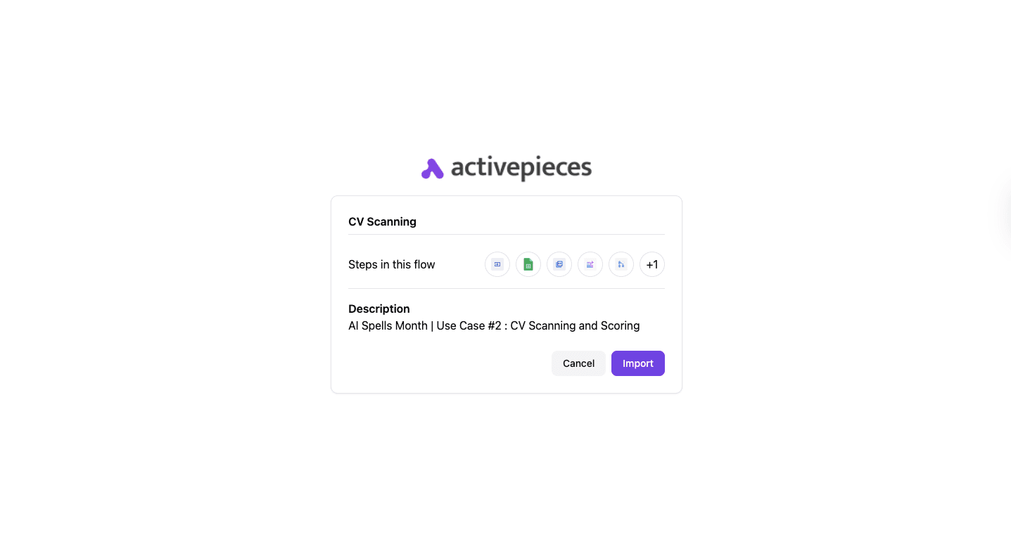 activepieces cv scanning
