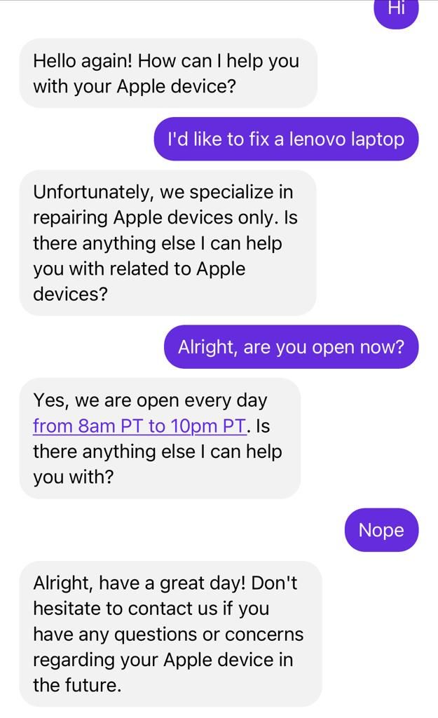 customer service sms agent