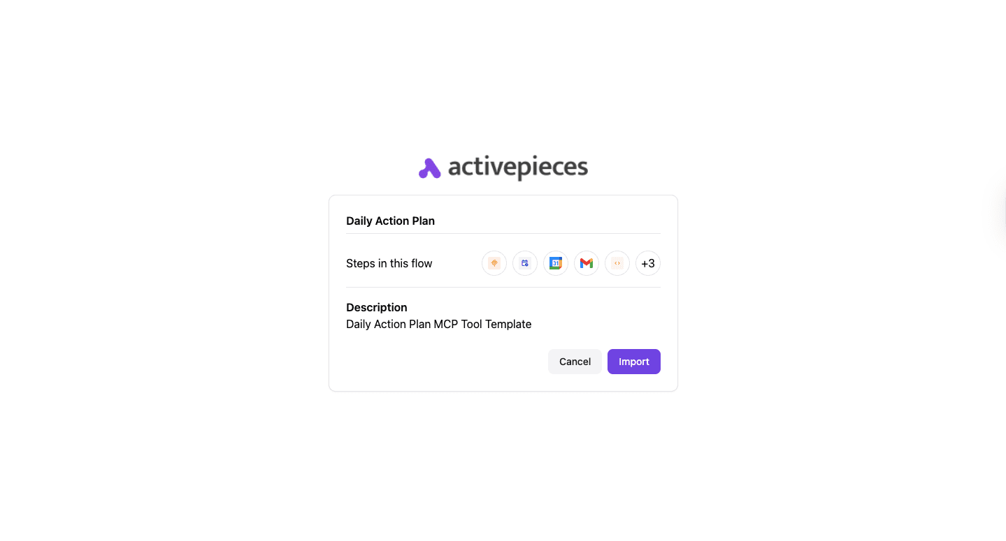 activepieces daily action plan