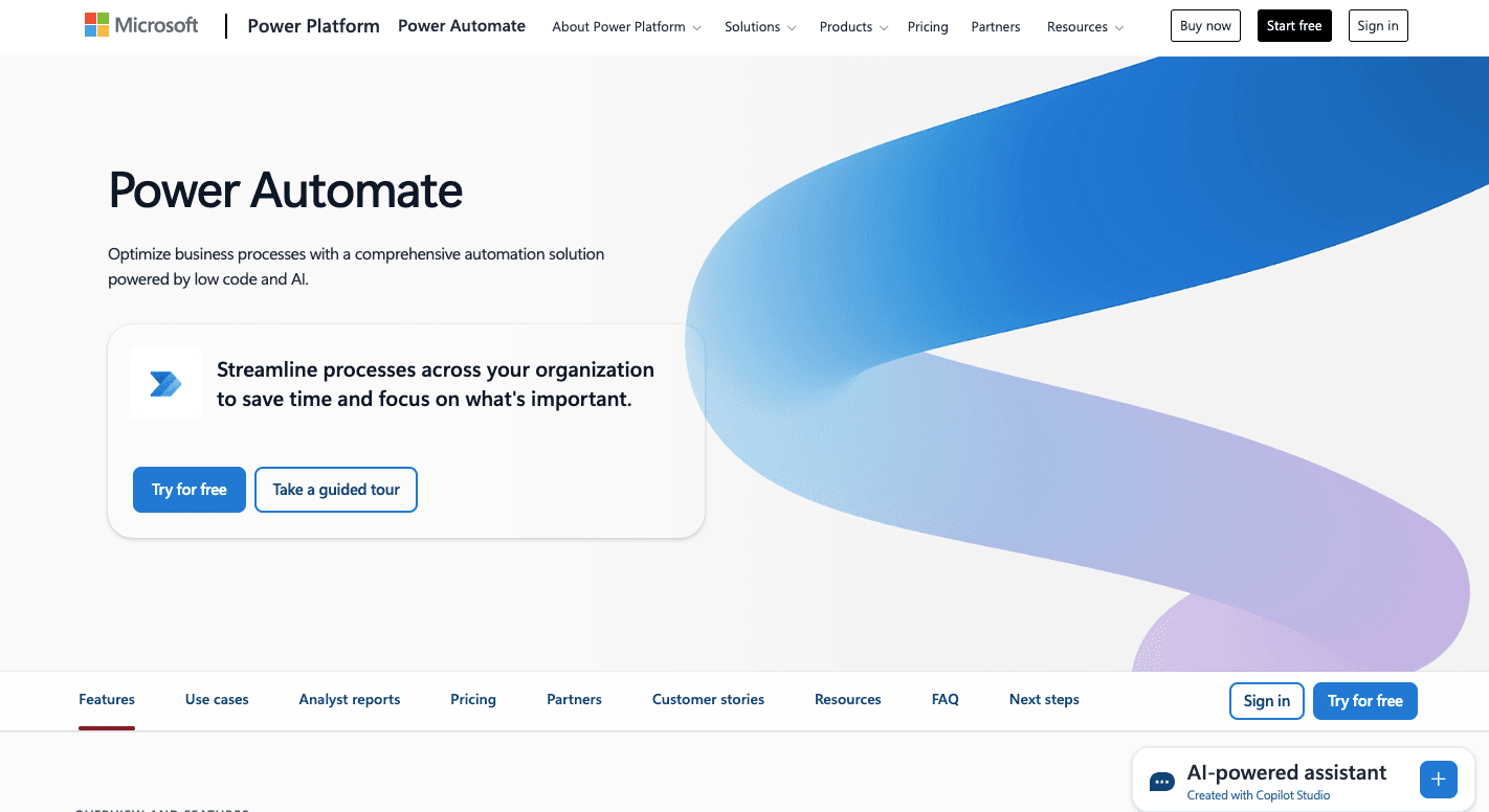 microsoft power automate