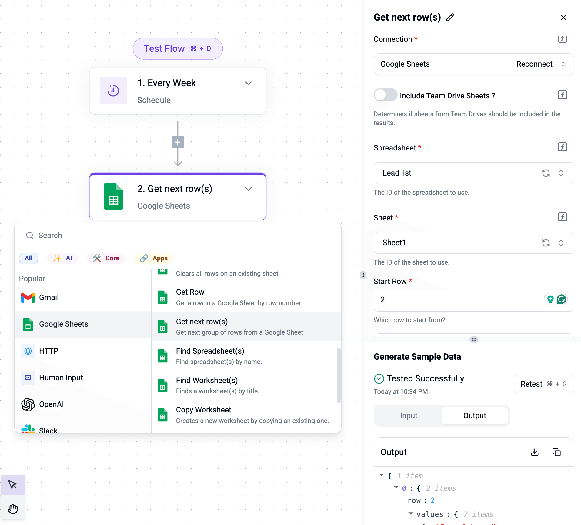 Flow Screenshot