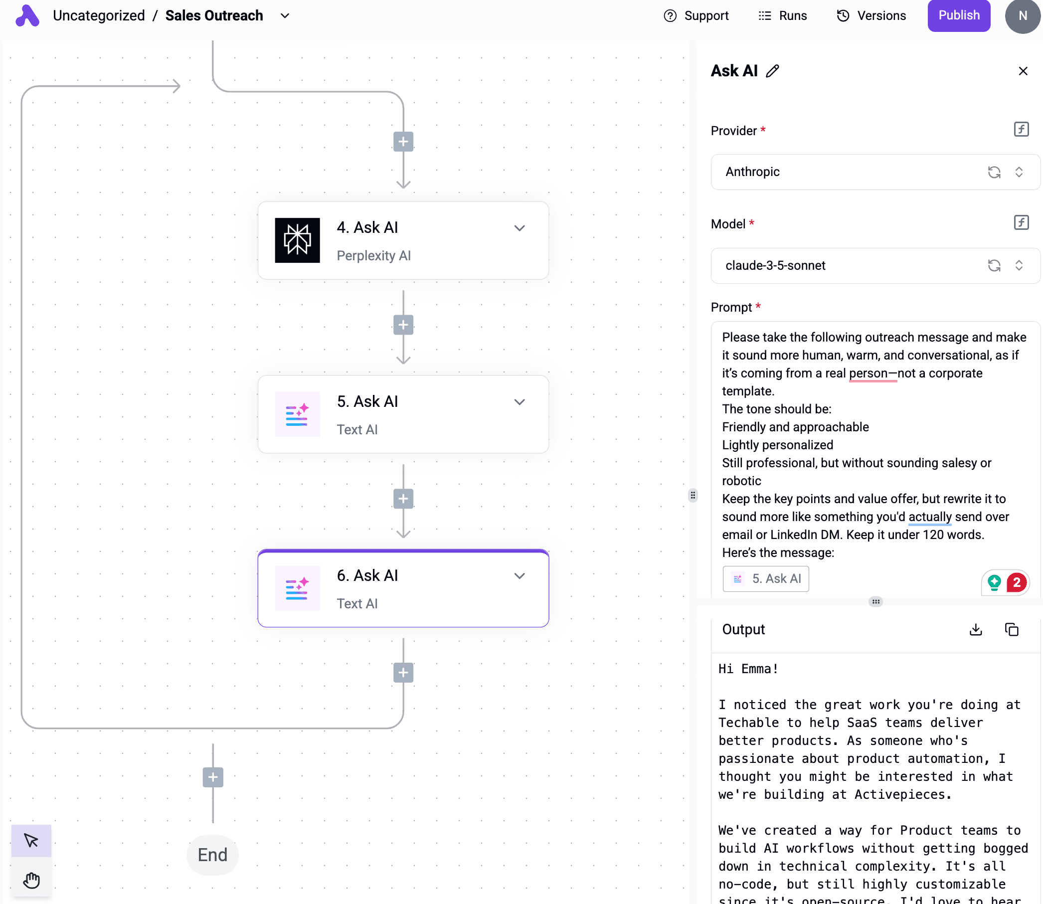 Flow Screenshot
